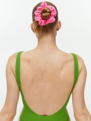 Accesorii De Par Arket Crinkle Scrunchie Dama Roz | Romania-BLGH43281