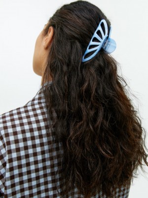 Accesorii De Par Arket Hair Claw Dama Albastri | Romania-KNLV56908