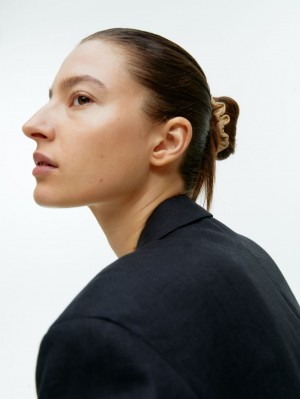 Accesorii De Par Arket Metallic Scrunchie Dama Aurii | Romania-KRZA65914