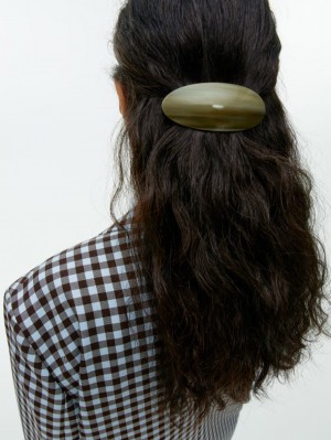 Accesorii De Par Arket Oval Hair Barrette Dama Maro | Romania-FSDC46103