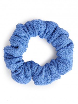 Accesorii De Par Arket Textured Scrunchie Dama Albastri | Romania-WNAL52974