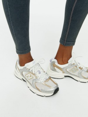 Adidasi Arket New Balance 530 Dama Albi Argintii Aurii | Romania-JHMD27534