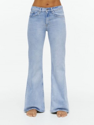 Blugi Arket WAVE Slim Flared Stretch Dama Albastri | Romania-CNUZ94532