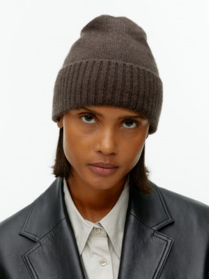 Caciula Arket Cashmere-Lână Dama Maro | Romania-ZMXO40782