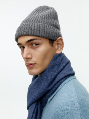 Caciula Arket Cashmere Blend Barbati Gri | Romania-SWFM38014