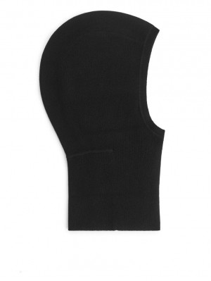 Caciula Arket Fitted Cashmere Hood Dama Negrii | Romania-IPCE54728
