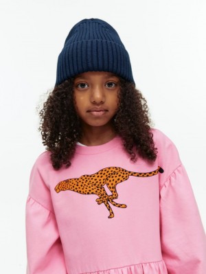 Caciula Arket Rib Knit Fete Albastri Inchis | Romania-EYQP04857