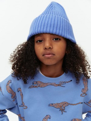Caciula Arket Rib Knit Fete Albastri | Romania-PZBH39067