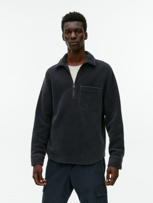Camasa Arket Active Fleece Barbati Negrii | Romania-BIMQ15827