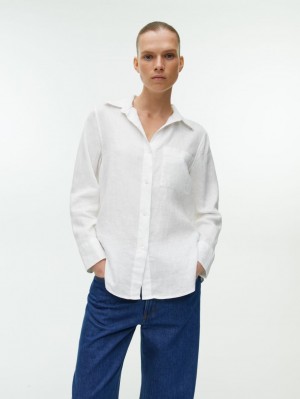 Camasa Arket Linen Dama Albi | Romania-KRMD62753