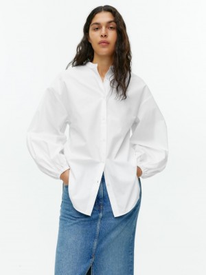 Camasa Arket Poplin Dama Albi | Romania-GLSD49873