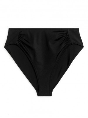 Costume De Baie Arket High Talie Bikini Bottom Dama Negrii | Romania-BKHJ31809
