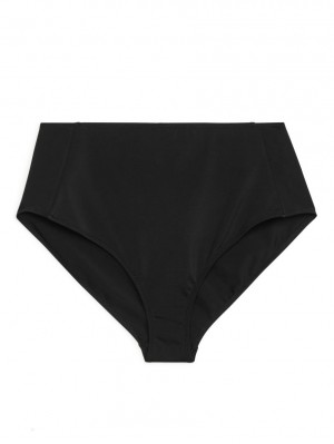 Costume De Baie Arket High Talie Bikini Brief Dama Negrii | Romania-TMHK23574