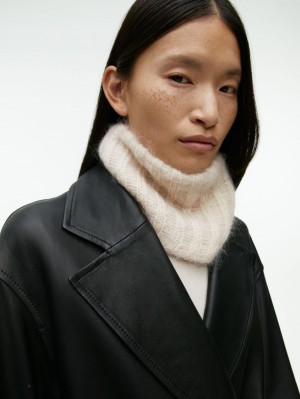 Esarfa Arket Lână-Mohair Snood Dama Albi | Romania-DZPR24587