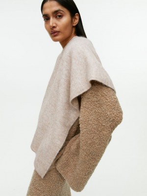 Esarfa Arket Merino-Alpaca Dama Bej | Romania-AYLD62087