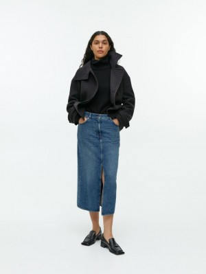Fusta Arket Denim Dama Albastri | Romania-KFQD03685