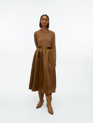 Fusta Arket Taffeta Dama Maro | Romania-ZDRV36098