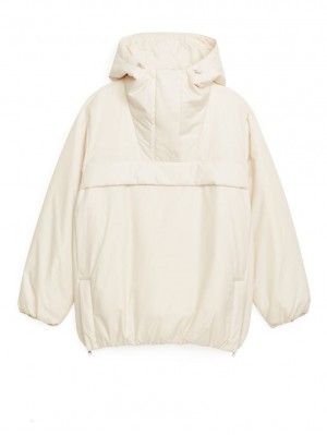 Geaca Arket Căptușită Outdoor Anorak Dama Bej | Romania-OYIP27615