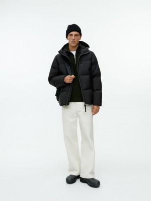 Geaca Arket Down Puffer Barbati Negrii | Romania-RCFL36018
