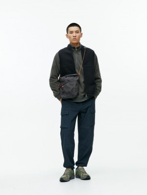 Geanta Crossbody Arket Klättermusen Algir Multislots Barbati Gri Inchis | Romania-JVQZ30517