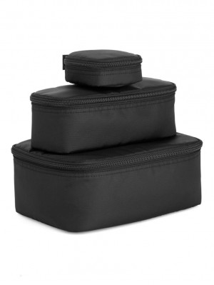 Genti De Voiaj Arket Travel Case Set of 3 Barbati Negrii | Romania-FXYP03546