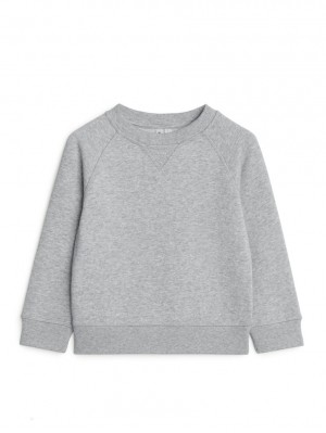 Hanorac Arket Crew-Neck Fete Gri | Romania-SAFC02579