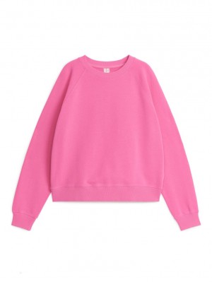Hanorac Arket Soft French Terry Dama Roz | Romania-XDKV68307