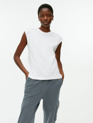 Maiou Arket Loose Fit Dama Albi | Romania-SWNG97258