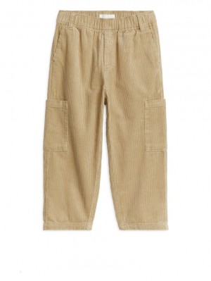 Pantaloni Arket Corduroy Baieti Bej | Romania-QZHO39587