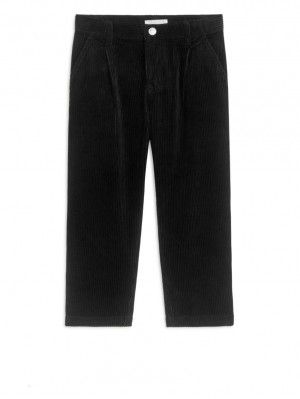 Pantaloni Arket Corduroy Baieti Negrii | Romania-CDFL98376