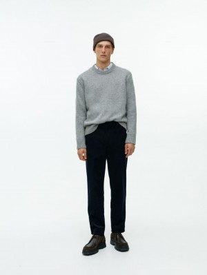 Pantaloni Arket Dressed Corduroy Barbati Albastri Inchis | Romania-QGVM18645