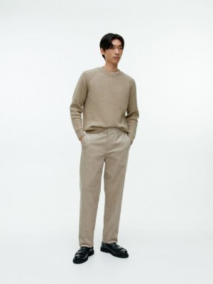 Pantaloni Arket Dressed Corduroy Barbati Gri | Romania-JXIV80564
