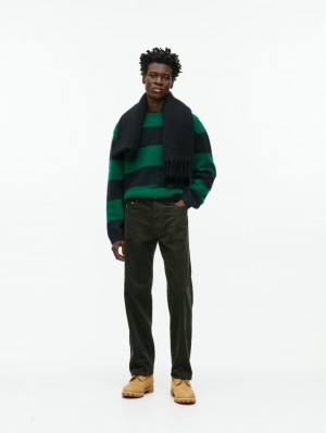 Pantaloni Arket LOOSE Corduroy Barbati Verzi Inchis | Romania-YEGW45201