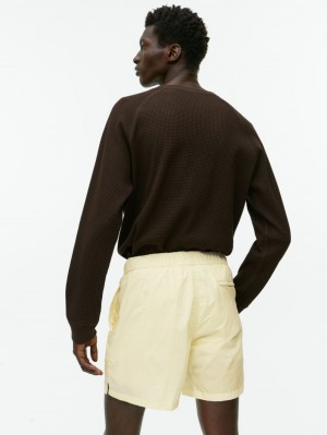 Pantaloni Scurti Arket Active Usori Barbati Galbeni Deschis | Romania-FPCW08475