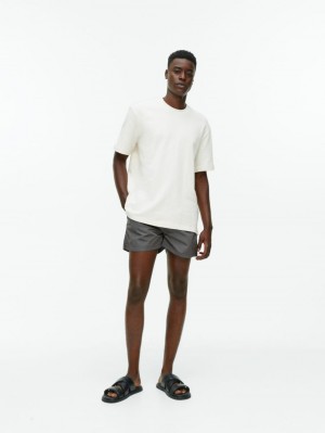 Pantaloni Scurti Arket Swim Barbati Gri Inchis | Romania-VTWA52369