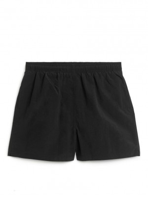 Pantaloni Scurti Arket Swim Barbati Negrii | Romania-YCAE89145