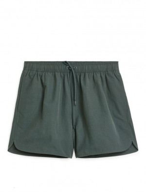 Pantaloni Scurti Arket Swim Barbati Verzi Inchis | Romania-ONXD10539
