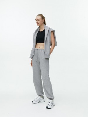 Pantaloni de Trening Arket Relaxed Bumbac Dama Gri | Romania-EABG05879