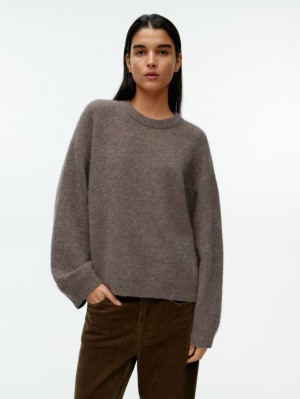 Pulover Arket Alpaca Blend Dama Gri | Romania-TGOE83402