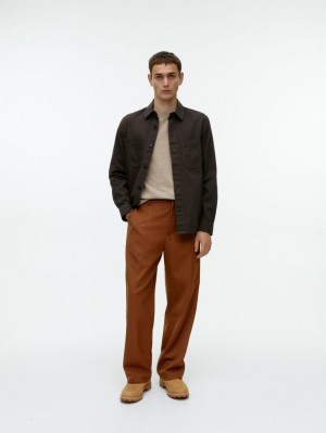 Pulover Arket Cashmere Barbati Bej | Romania-AFVG21908