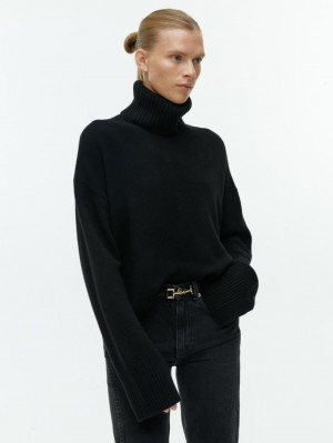 Pulover Arket Roll-Neck Cashmere Dama Negrii | Romania-BAOQ91473