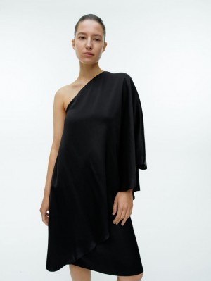 Rochie Arket Asymmetric Midi Dama Negrii | Romania-KFIO04358