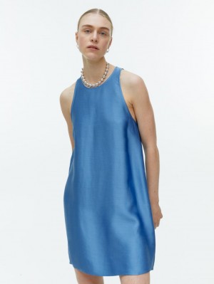 Rochie Arket Boxy Mini Dama Albastri | Romania-EMOI65409