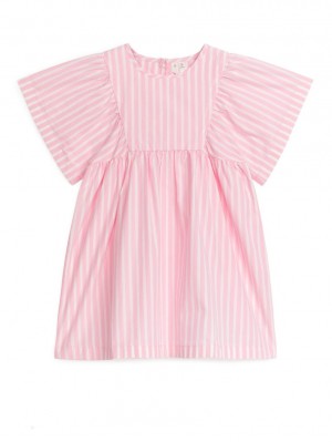 Rochie Arket Bumbac Poplin Fete Roz | Romania-ZPCF95632