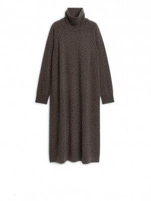 Rochie Arket Cashmere Roll-Neck Dama Maro Inchis | Romania-PHQG97136