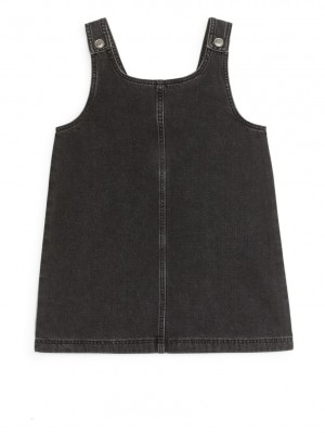 Rochie Arket Fara Maneci Denim Fete Negrii | Romania-QVEW64503