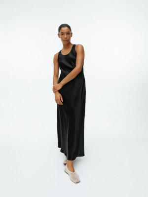 Rochie Arket Silk Slip Dama Negrii | Romania-UFHY28149