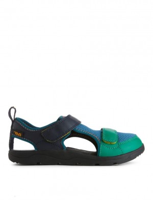 Sandale Arket Teva Hurricane Seekado Fete Albastri Verzi | Romania-CGFJ63048