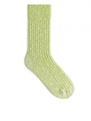 Sosete Arket Grosolan Knit Dama Verzi Deschis | Romania-ARLV07489