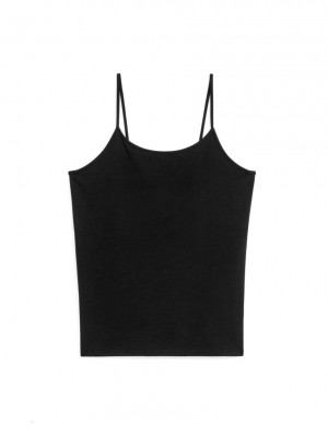 Topuri Arket Jersey Curea Dama Negrii | Romania-TRCF64809